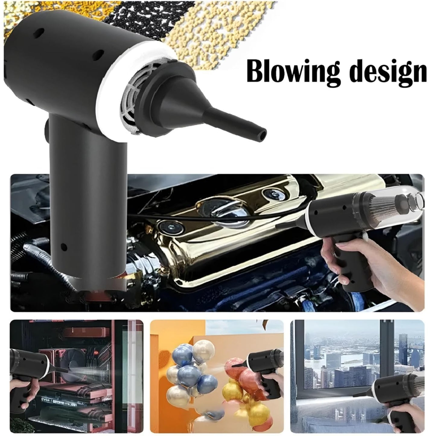 Portable Air Duster Wireless Vacuum Cleaner